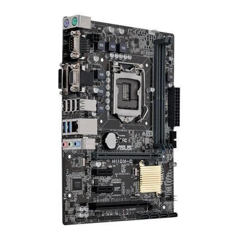ASUS-H110M-A-LGA-1151-Intel-H110-HDMI-SATA-6Gbs-USB-30-Micro-ATX-DDR4-Motherboard
