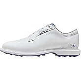 Jordan ADG 5 Golf Shoes (Wide) (FQ7874-100, White/Emerald Rise/Grape Ice) Size 10