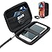 USA GEAR Hard Shell iPod Travel Case Compatible with Apple iPod Touch (7th Generation, 6th Generation, 5th), MP3 Player Case with Water Resistant Exterior, Wrist Strap - Geometric