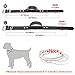 PET ARTIST Genuine Leather Dog Collar Walking & Training Heavy Duty Dog Collar Handle Medium & Large Dogs Neck for 16-20.5''(1.1
