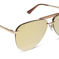 DIFF Tahoe Designer Oversized Aviator Sunglasses