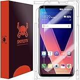 LG V35 ThinQ Screen Protector + Full Body (LG V30/V30S ThinQ/V30S+ ThinQ), Skinomi TechSkin Full Coverage Skin + Screen Protector for LG V35 ThinQ Front & Back Clear HD Film