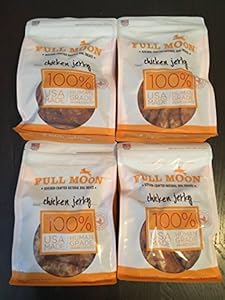 Full Moon All Natural Human Grade Dog Treats, Chicken Jerky, 12.5 oz. (Pack of 4) Full Moon All Natural Human Grade Dog Treats, Chicken Jerky, 12.5 oz. (Pack of 4)