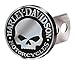 Harley-Davidson Hitch Cover, Willie G Skull Hitch Plug, Brushed Silver 2283