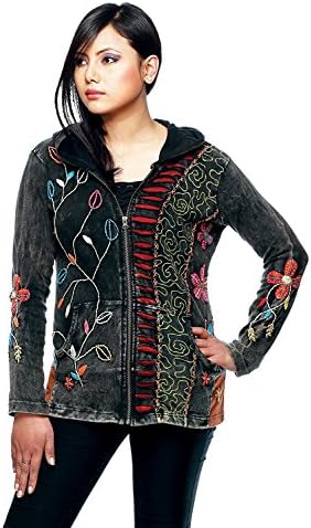 Rising International Women's Flowers and Fire Jacket CD1010 3XL