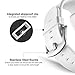 UMTELE Sport Bands Compatible with Galaxy Watch Band, Soft Silicone Breathable Sport Strap Replacement Wristband for Samsung Galaxy Watch (White2, 42mm)