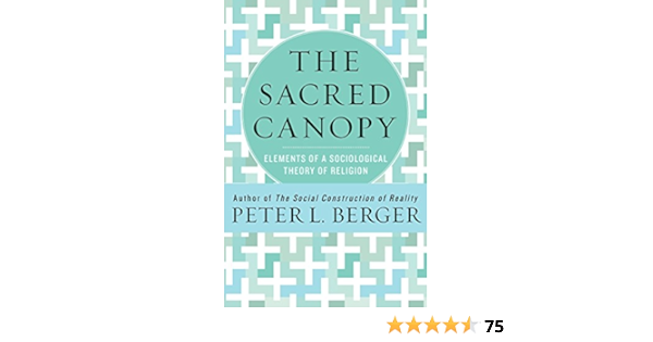 The Sacred Canopy Elements Of A Sociological Theory Of Religion Kindle Edition By Berger Peter L Religion Spirituality Kindle Ebooks Amazon Com