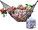 MiniOwls Toy Hammock Organizer Plush Toy Storage for Baby/Nursery or Bed Room. Fits All Décor. Corner Wall Display Shelf. Fits 30-40 Teddies (Gray, X-Large)
