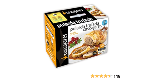 CASCAJARES - Pularda trufada asada al horno (producto ...