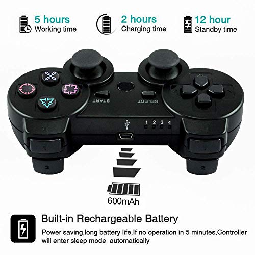Tidoom PS3 Controller Wireless Playstation 3 Controller Bluetooth