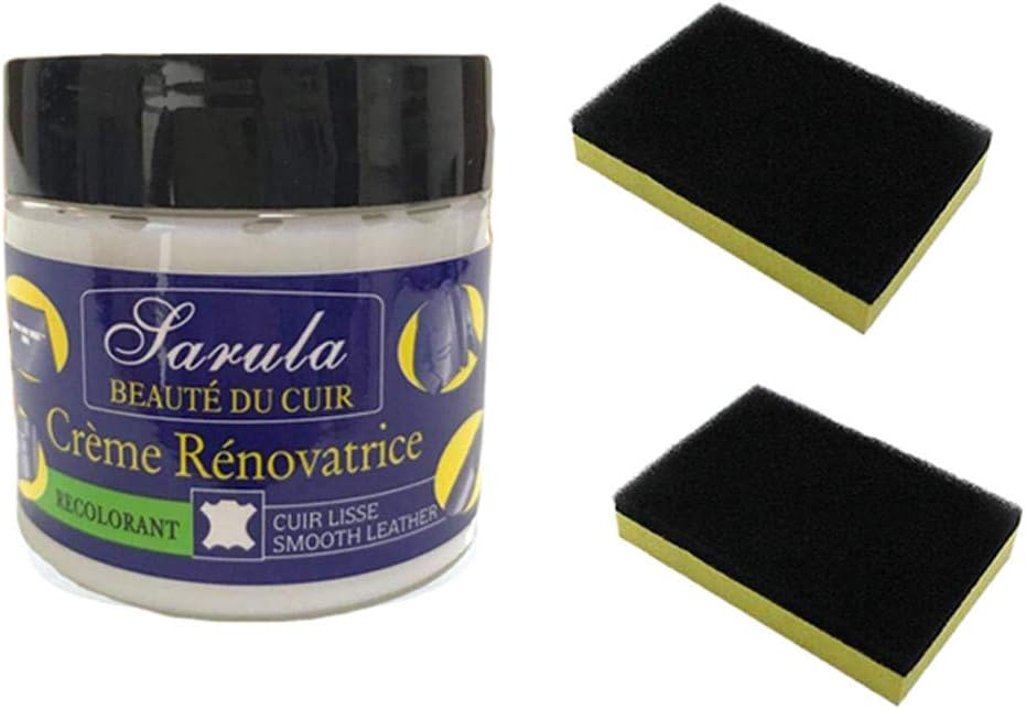 EDTO Leather Repair Cream, Leather Repair Filler Compound kit for car Seats Leather Restoration Cracks Burns & Holes