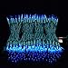 YULETIME 200 Count Blue LED Christmas Lights, 66 Feet Green Wire UL Certified Commercial Grade Holiday String Light Set (Blue)