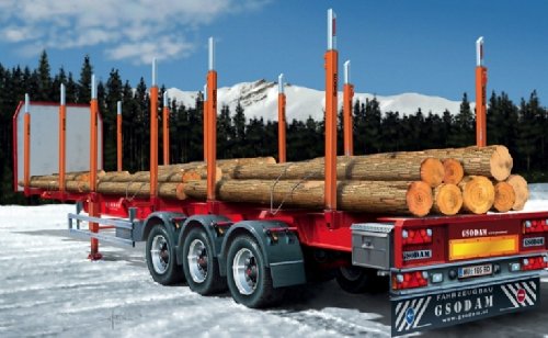 Italeri 553868 1/24 Timber Trailer