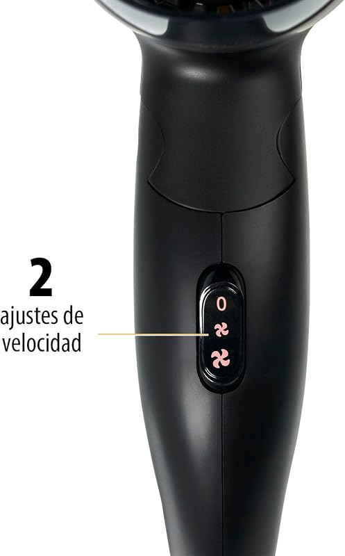 Secador de viagem - Pega Dobrável - Tamanho Compacto - Potente 1200 W - Preto - HD-2460
