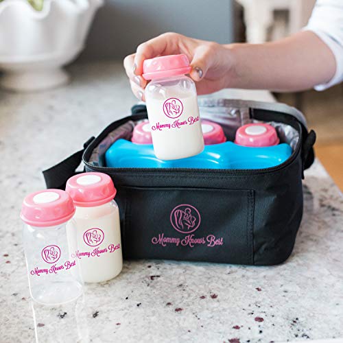 image for Mommy Knows Best Breastmilk Storage Bottles Collection - Set of 6 - 5 