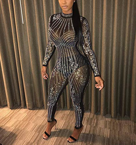 MISSMAO Damen Catsuit Jumpsuit Overall Catwoman Kostüme Sexy Dessous Ouvert Body Clubwear – Bild 3
