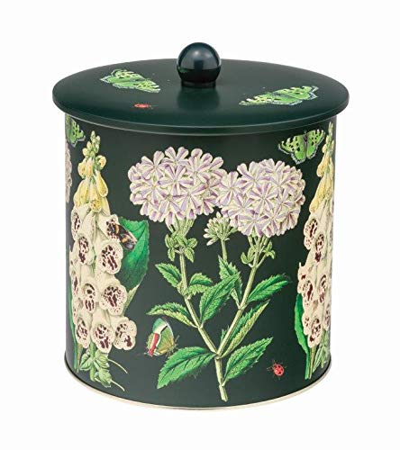 Madame Treacle - Midnight Botanical Biscuit Barrel/Biscuits 170 (d) x 173mm