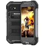 Rugged Cell Phones Unlocked,Blackview BV6000S Unlocked Smartphones IP68 Waterproof,Android 7.0 4G Dual SIM,4.7 Inch Quad Core 2GB+16GB,4500mAh Battery,[MIL-STD 810G],NFC,for AT&T/T-Mobile,Black