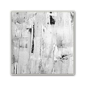 Framed Canvas Wall Art Abstract Circle Canvas Prints Home Artwork Decoration for Living Room,Bedroom - 16x16 inches