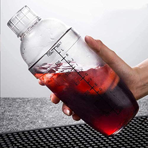 Cocktail-Shaker, transparenter Getränke-Shaker, Kunststoff-Bar-Set, 940 ml – Bild 7