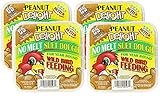 C&S 4 Pack of Peanut Delight Wild Bird No Melt Suet
