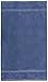 Amazon Brand – Pinzon Organic Cotton Hand Towels, Set of 6, Indigo Blue