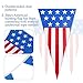 PBPBOX Fourth of July Decorations Patriotic Decoration Independence Day Party Supplies, Include Pennant Flags 24 Feet, 6 Foil Hanging Swirls, 9 Star Cutouts