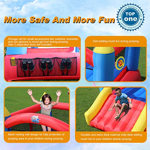 2 ACTION+AIR+Inflatable+Bouncer+Backyard