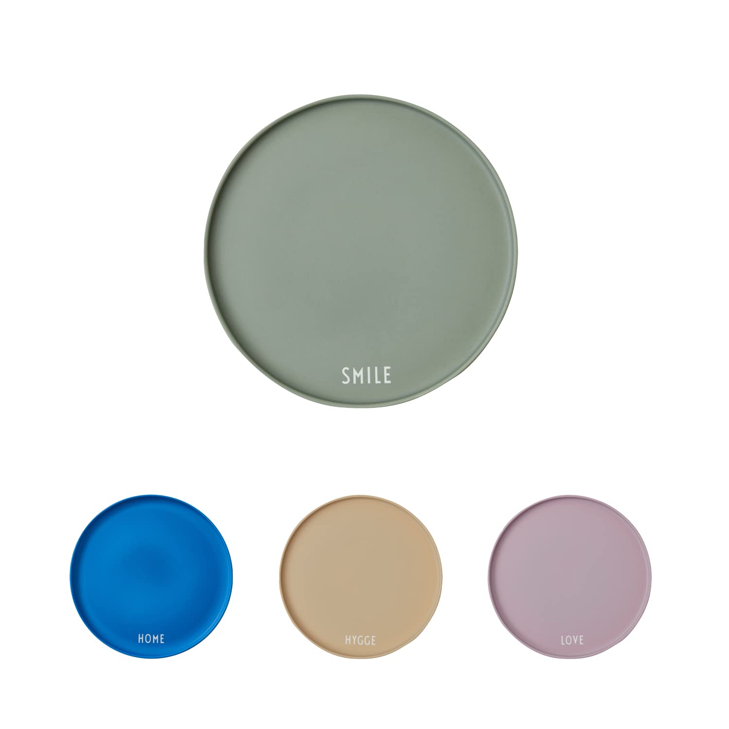 Design Letters Favourite Plate | Gift for Women, Men | Porcelain Dinner Plates with Engraved Letters for Table Decoration, Wall Decoration, Home Decoration | Decorative Plate Dishwasher Safe