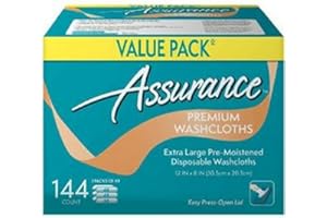 Assurance Premium Washcloths (144 ct, Pack of 1)
