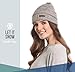 Brook + Bay Cable Knit Beanie Winter Hat for Women - Warm, Chunky, Soft Stretch, Thick & Cute Knitted Caps for Cold Weather