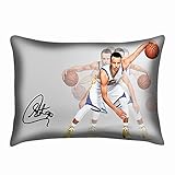 Golden State Warriors Stephen Curry Pillow Case Both Sides Cover Size 20x30 Inch