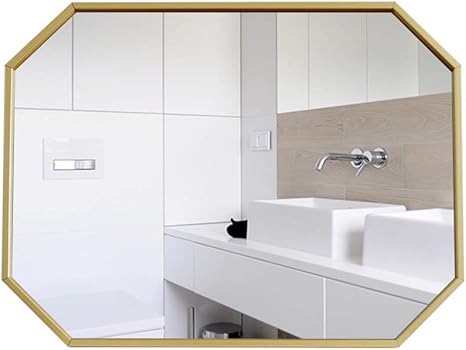 Amazon Com Wall Mounted Mirror Octagon 50 70cm Horizontal Vertical Hang Metal Frame Decoration For Bedroom Bathroom Vanity Mirror With Complete Kit Home Kitchen Amazon Com Wall Mounted Mirror Octagon 50 70cm Horizontal Vertical Hang Metal Frame Decoration For Bedroom Bathroom Vanity Mirror With Complete Kit Home Kitchen