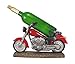 DWK Vintage Red Motorcycle Wine Bottle Holder | Countertop Wine Rack for The Home | Wine Bar Décor | Wine Accessories | Kitchen Décor | Wine Storage | Kitchen Accessories - 13