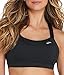 Brooks Women's Juno Cross Back Adjustable High-Impact Sports Bra | Moving Comfort, Black, 36DD