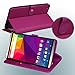 BLU Studio 7.0 II Case, Abacus24-7 Studio 7.0 II Wallet Case, Leather Studio 7 II Flip Cover with Card Holder and Kickstand - Purple Flip Case for BLU Studio 7.0 II Phone (S480u)