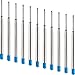 Tatuo 30 x Replaceable Ballpoint Pen Refills Metal Pen Refills Writing Ball Point Refills (Blue)