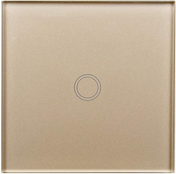 Estndar 1 Gang 1 Way Touch Switch Control De Luz De Pared Smart Home Automation Switch Tipo Redondo