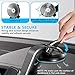 STOON Car Phone Mount, 360° Rotation Magnetic Dashboard Cell Phone Holder for Car, Universal Car Phone Holder with Sticky Suction Cup & Adjustable Arm & 6 Strong Magnets, Fit for All Smartphones