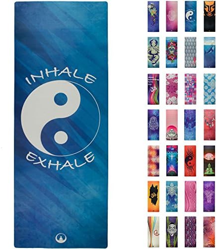 Soul Obsession Printed Yoga Mat, Prana Yoga Mat, Bikram Yoga Mat – Incredibly Comfortable Yoga Mats for Men and Women - Gorgeous Microfiber Printed Designs – Beautiful and Durable Excersize Mat