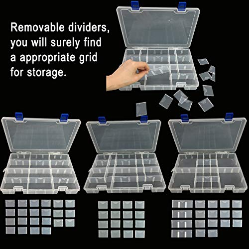 5 Qualsen+Transparent+Organizer+Container+Adjustable