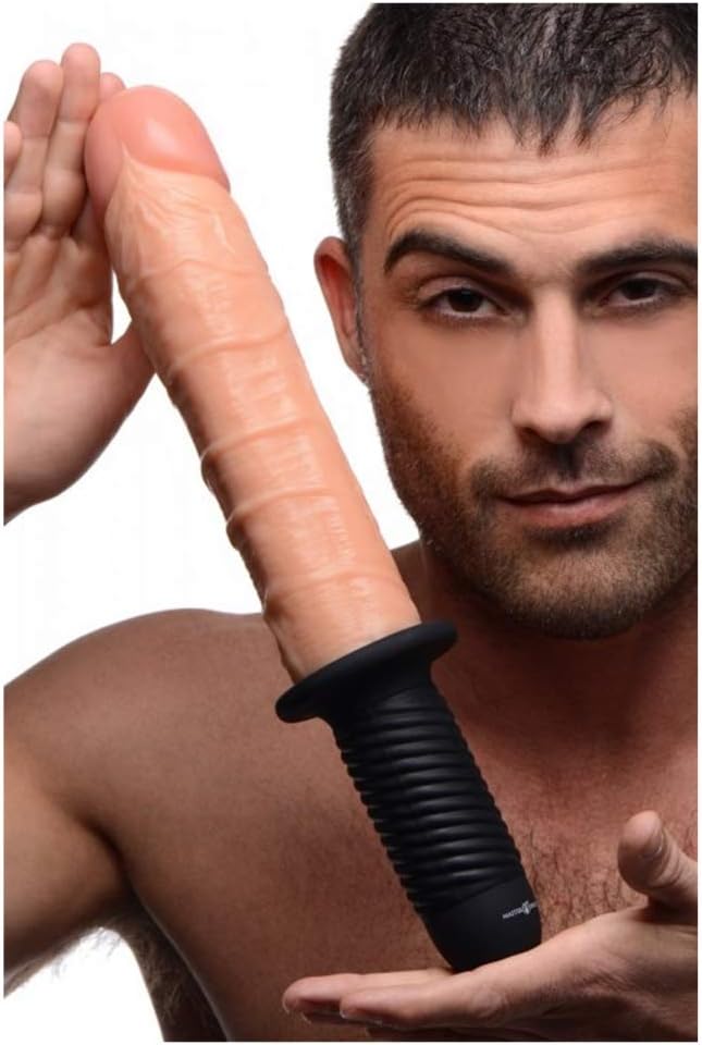 Master Series Onslaught 13 Mode Vibrating Dildo Thruster, X-Large - Image 5