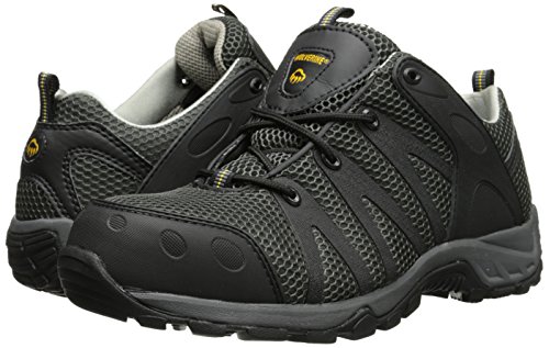 Wolverine Men's Amherst Safety Toe Shoe,Black,10.5 XW US