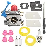Hayskill C1Q-W40A Carburetor for Husqvarna 545081848 128CD 128C 128LD 128L 128LDX 128R 128RJ 128DJX String Trimmer/Brush Cutter Carb Replace C1Q-W38 545130001