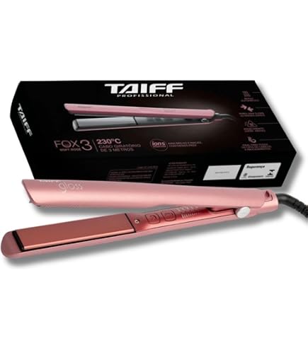 Chapa Taiff Fox Ion 3, Alisadora e Modeladora, Bivolt Roxo