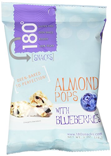 180 snacks almond rice pops with sweet blueberry in 1-o…