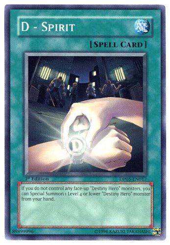 Yu-Gi-Oh! - D - Spirit (DP05-EN017) - Duelist Pack 5 Aster Phoenix - 1st Edition - Common