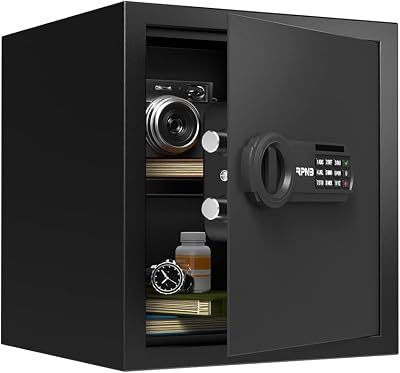 RPNB Deluxe 34L Digital Keypad Safe Lock Box for Home Office Hotel Business