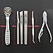 MoreFarther Professional Pedicure Knife Kit Foot Care Tool for Thick & Ingrown Toenails Callus Corn Hard Tough Skin Remover (7 pcs)