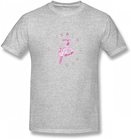 MCEOO It's Every Day Pink Jake Tshirt Printed Cotton T-Shirts Tops Logo Men's Tee Gray